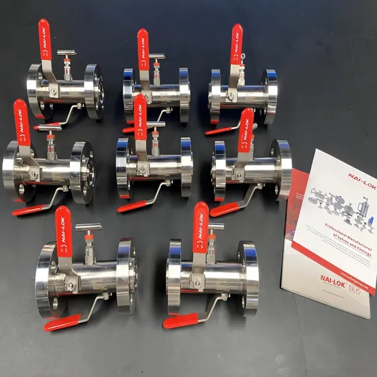 Dbb Double Block & Bleed Ball Valve with Blow out Proof System