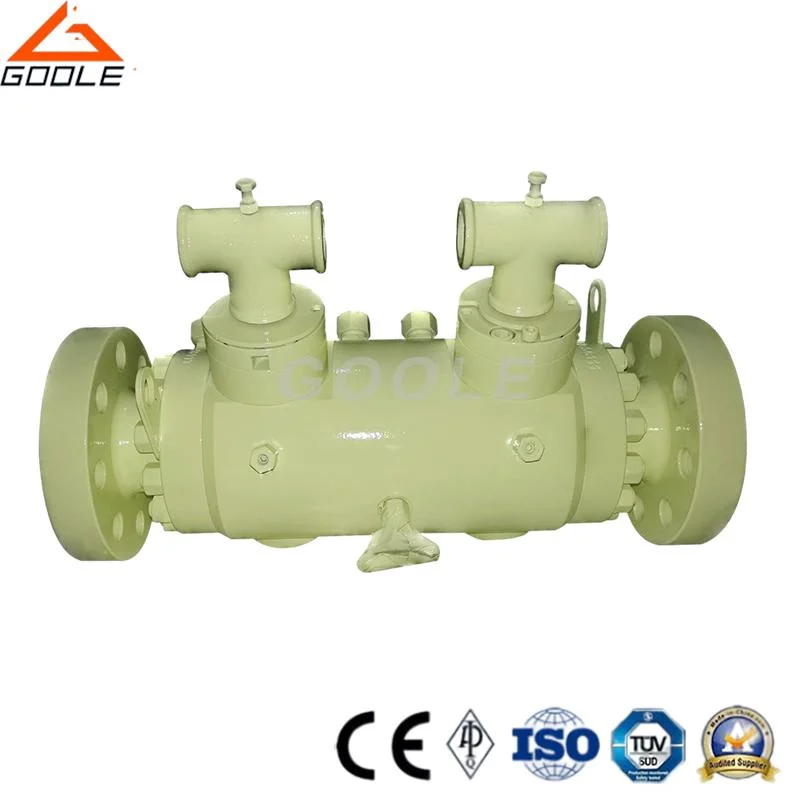 Gear Operated A105/ Lf2/F304L/F316L Forged Steel Dbb Valve / Double Block & Bleed Valve / Dbb Ball Valve